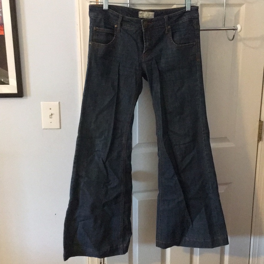 Super wide leg bell bottom trouser